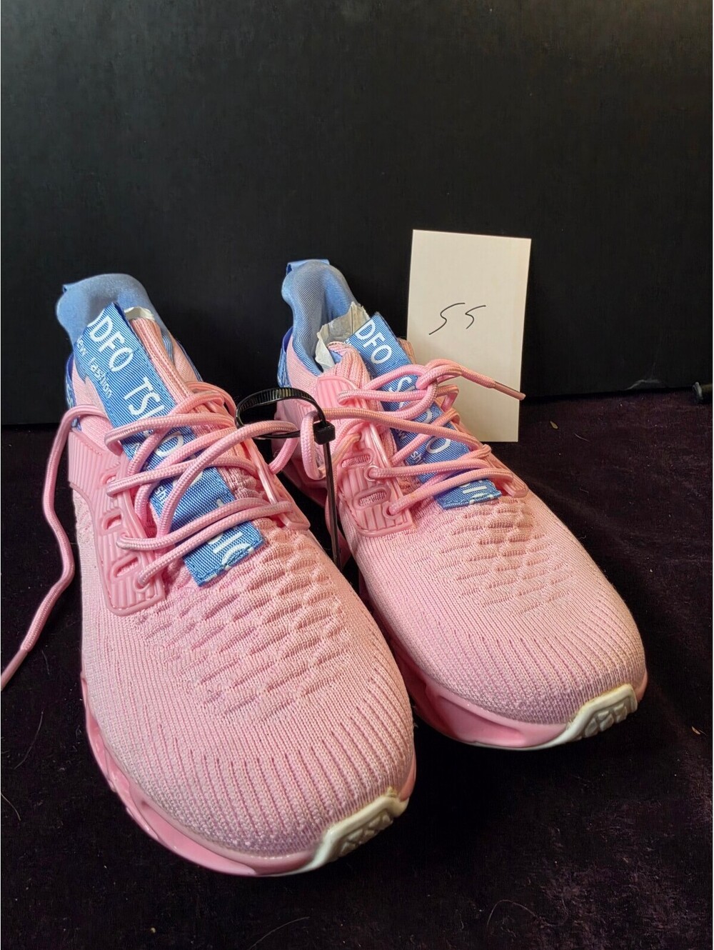 TSIODFO Pink and Blue Athletic Sneakers for Women Size 40/9
